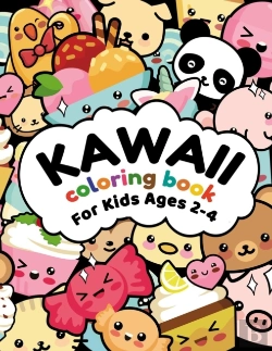 Bertrand.pt - Kawaii Coloring Book For Kids Ages 2-4