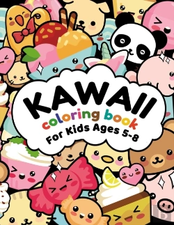 Bertrand.pt - Kawaii Coloring Book For Kids Ages 5-8