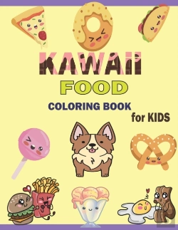 Bertrand.pt - Kawaii Food Coloring Book For Kids