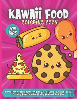 Bertrand.pt - Kawaii Food Coloring Book For Kids