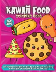 Kawaii Food Coloring Book For Kids