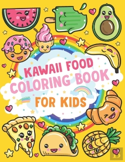 Bertrand.pt - Kawaii Food Coloring Book For Kids