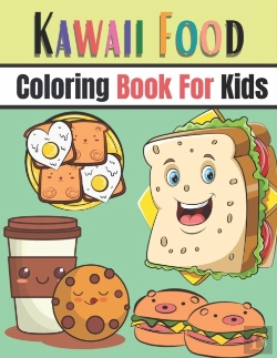Bertrand.pt - Kawaii Food Coloring Book For Kids