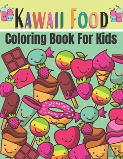 Bertrand.pt - Kawaii Food Coloring Book For Kids