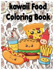 Kawaii Food Coloring Book