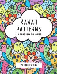 Kawaii Patterns Coloring Book For Adults