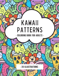 Bertrand.pt - Kawaii Patterns Coloring Book For Adults