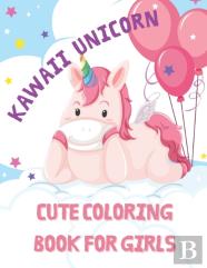 Kawaii Unicorn Cute Coloring Book For Girls