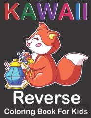 Kawall Reverse Coloring Book For Kids