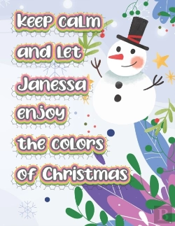 Bertrand.pt - Keep Calm And Let Janessa Enjoy The Colors Of Christmas