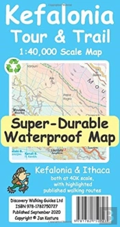 Kefalonia Tour And Trail Map
