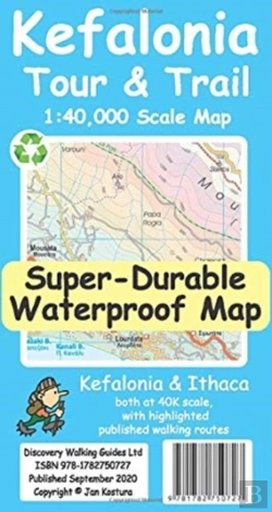Bertrand.pt - Kefalonia Tour And Trail Map