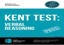 Kent Test: Verbal Reasoning - Guidance And Sample Questions And Answers For The 11+ Verbal Reasoning Kent Test