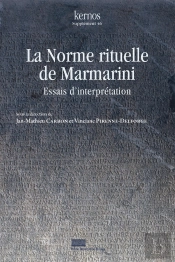 Kernos : Norme Rituelle De Marmarini