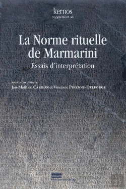 Bertrand.pt - Kernos : Norme Rituelle De Marmarini