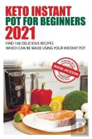 Keto Instant Pot For Beginners