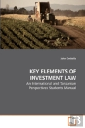 Key Elements Of Investment Law