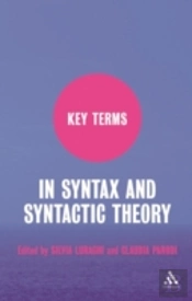 Key Terms In Syntax And Syntactic Theory