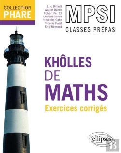 Bertrand.pt - Khôlles De Maths Mpsi - Exercices Corrigés
