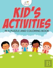 Kids' Activities In A Puzzle And Coloring Book