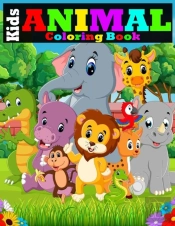 Kids Animal Coloring Book:  50 Cute Desi
