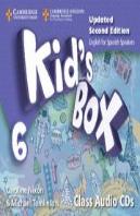Kid'S Box Level 6 Class Audio Cds (4) Updated English For Spanish