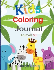 Kids Coloring Journal Animals V1