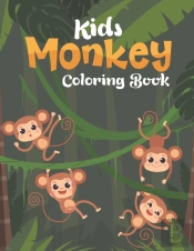 Kids Monkey Coloring Book