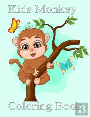 Kids Monkey Coloring Book