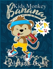 Kids Monkey Coloring Book