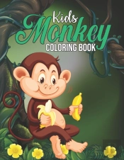 Kids Monkey Coloring Book