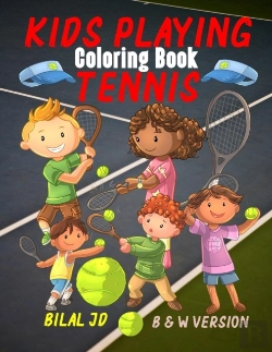 Bertrand.pt - Kids Playing Tennis Coloring Book