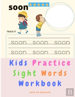 Bertrand.pt - Kids Practice Sight Words - Educational Workbook For Pre-K With Abc Handwriting Parctice And Common Sight Words