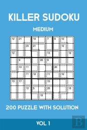 Killer Sudoku Medium 200 Puzzle With Solution Vol 1