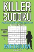 Killer Sudoku Puzzle Book For Adults