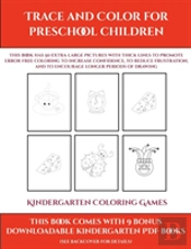 Kindergarten Coloring Games (Trace And Color For Preschool Children)
