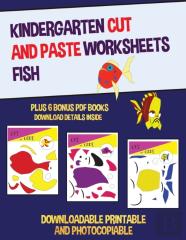 Kindergarten Cut And Paste Worksheets (Fish)