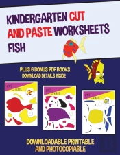Kindergarten Cut And Paste Worksheets (Fish)