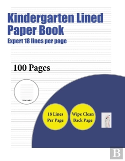 Bertrand.pt - Kindergarten Lined Paper Book (Highly Advanced 18 Lines Per Page)