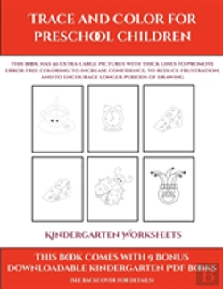 Bertrand.pt - Kindergarten Worksheets (Trace And Color For Preschool Children)