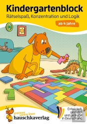 Kindergartenblock Ab 4 Jahre - Rätsel-Spaß, Konzentration Und Logik