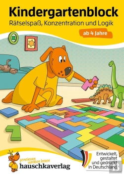 Bertrand.pt - Kindergartenblock Ab 4 Jahre - Rätsel-Spaß, Konzentration Und Logik