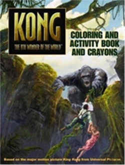 Bertrand.pt - King Kong Coloring And Activity Book And Crayons