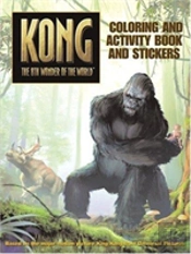 King Kong Coloring And Activity Book And Stickers