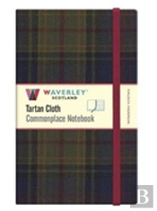 Kinloch Anderson: Waverley Scotland Genuine Tartan Cloth Commonplace Notebook