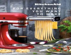 Kitchen Aid - For Everything You Want To Make
