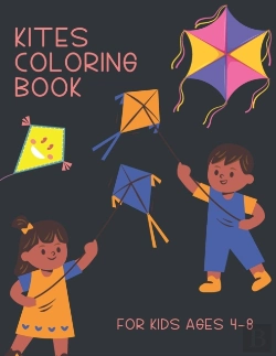 Bertrand.pt - Kites Coloring Book For Kids Ages 4-8