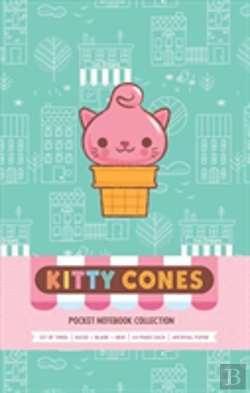 Bertrand.pt - Kitty Cones Pocket Notebook Collection (Set Of 3)