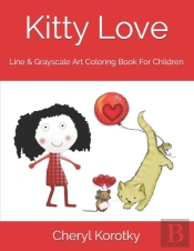 Kitty Love: Line   Grayscale Art Colorin