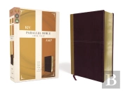 Kjv, Amplified, Parallel Bible, Large Print, Leathersoft, Tan/Burgundy, Red Letter